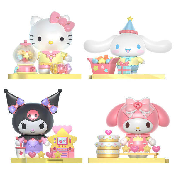Sanrio 樂趣裝拼公仔 - 糖果工廠 (Hello Kitty / 肉桂狗 / Melody / 可羅米)