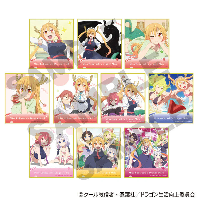 《小林家的龍女僕》迷你色紙 (一套10款)