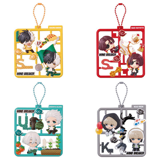 《防風少年》半立體模型配件吊飾 第一彈 (一盒4款)