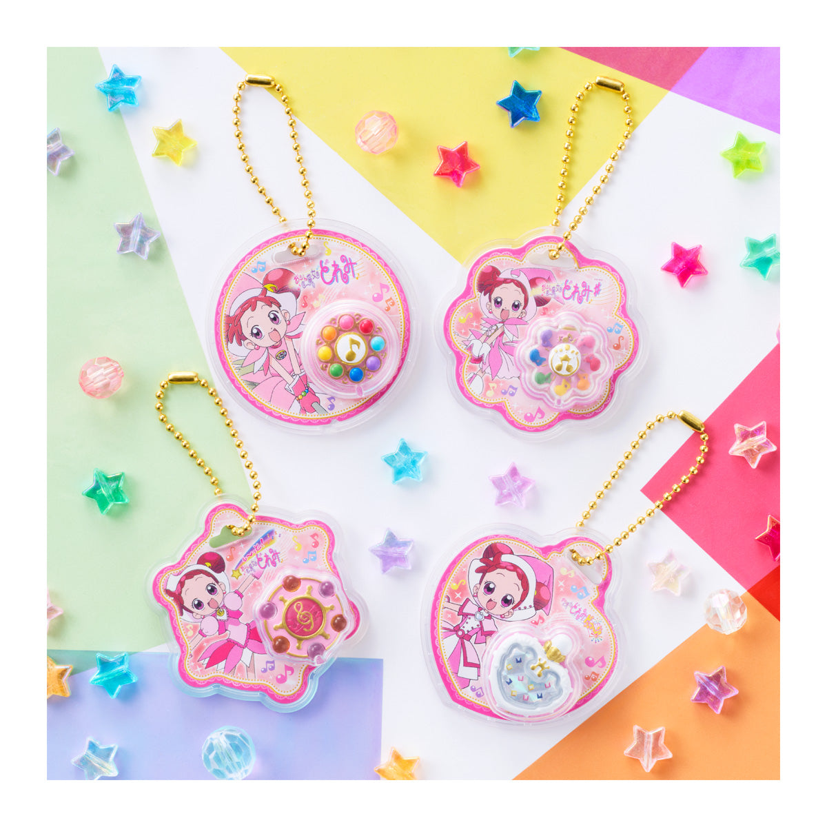 《小魔女DoReMi》小魔女DoReMi 玩具包裝吊飾 & 朱古力球 (一盒10包)
