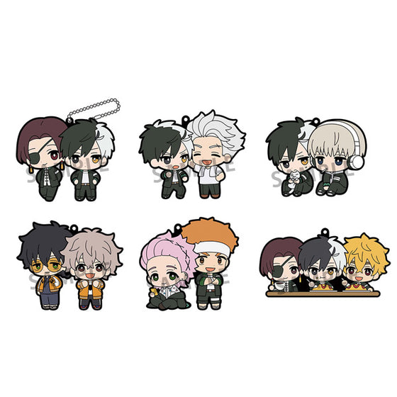 [橡膠塊鎖匙扣系列]《防風少年》Buddycolle系列 (一套6款)