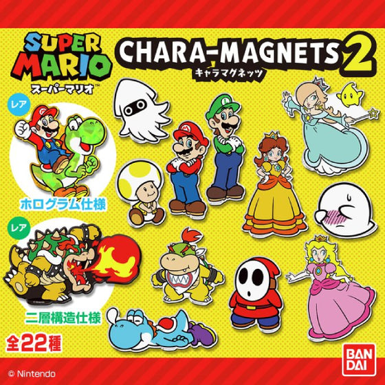 超級瑪利奧 SUPER MARIO 磁石貼 第2彈 (一盒14包)