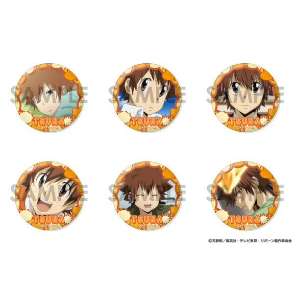 《家庭教師 HITMAN REBORN!》澤田綱吉 襟章套裝 (一套6個)