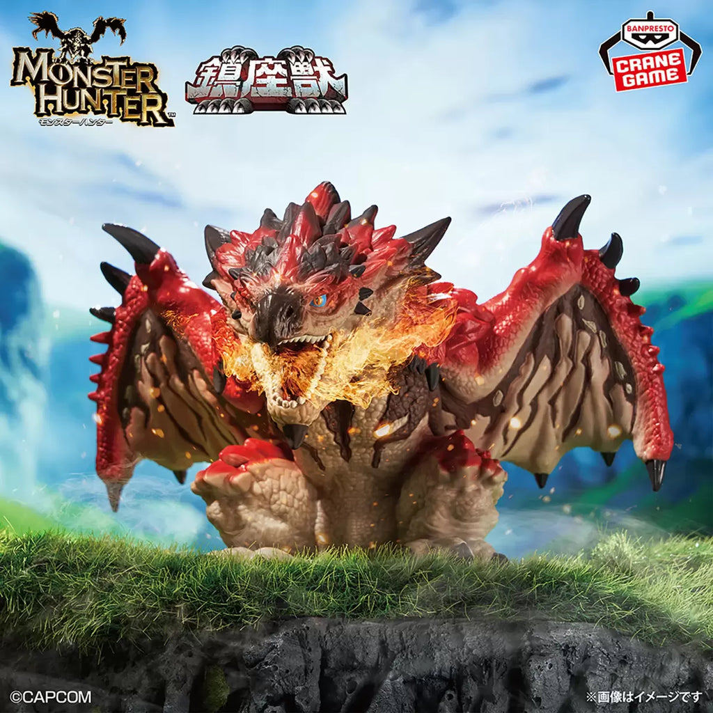 [景品] 魔物獵人系列 (雷狼龍 〜月下雷鳴〜 鎮座獸/激鬥！ 雄火龍里奧雷斯~ 鎮座獸)