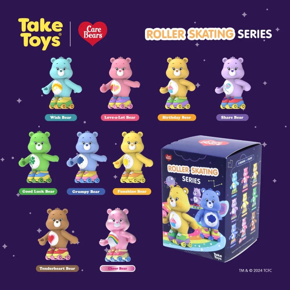 CB-BBF-002 Care Bears Sweet Roller Skating 系列 (一盒8個)