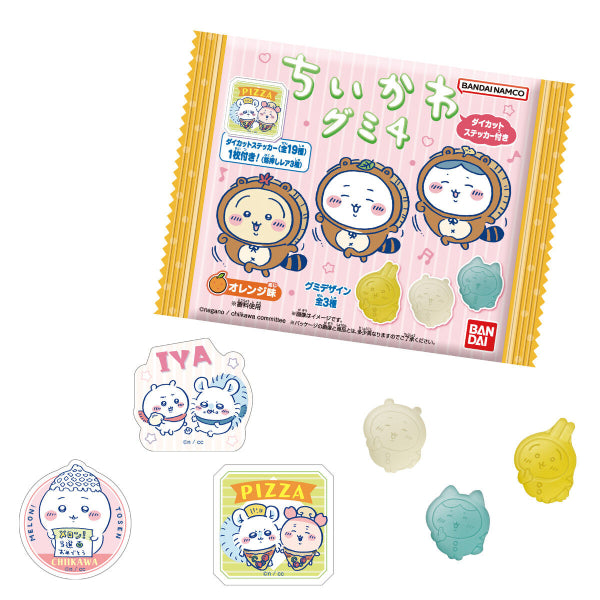 Chiikawa橡皮糖貼紙第4彈 (一盒12包)