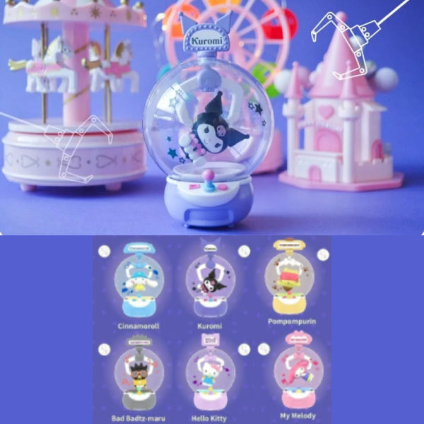 Sanrio characters 夾公仔機盲盒模型 (一盒6個)
