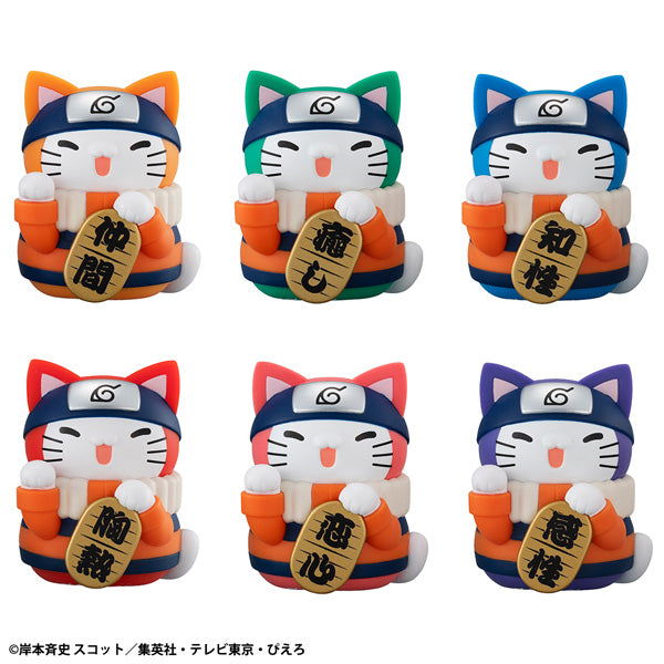 [MEGA CAT]《火影忍者》 嗚門喵 ! 五彩繽FUN招財喵系列 (一套6款)