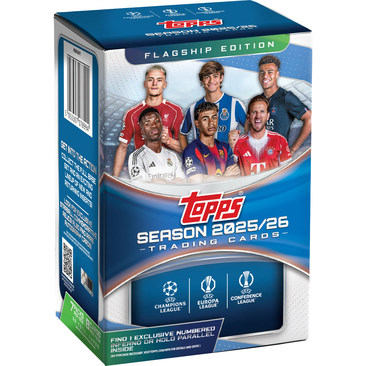 2025-26 Topps UEFA Club Competitions Value 足球 收藏卡牌(手雷版)