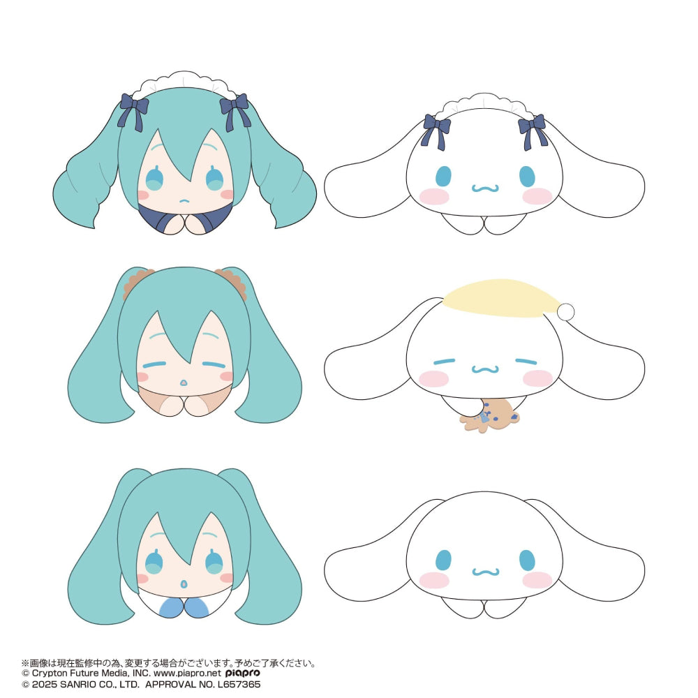 初音未來 x 玉桂狗 角色趴趴擁抱公仔 第3彈 (一套6款)