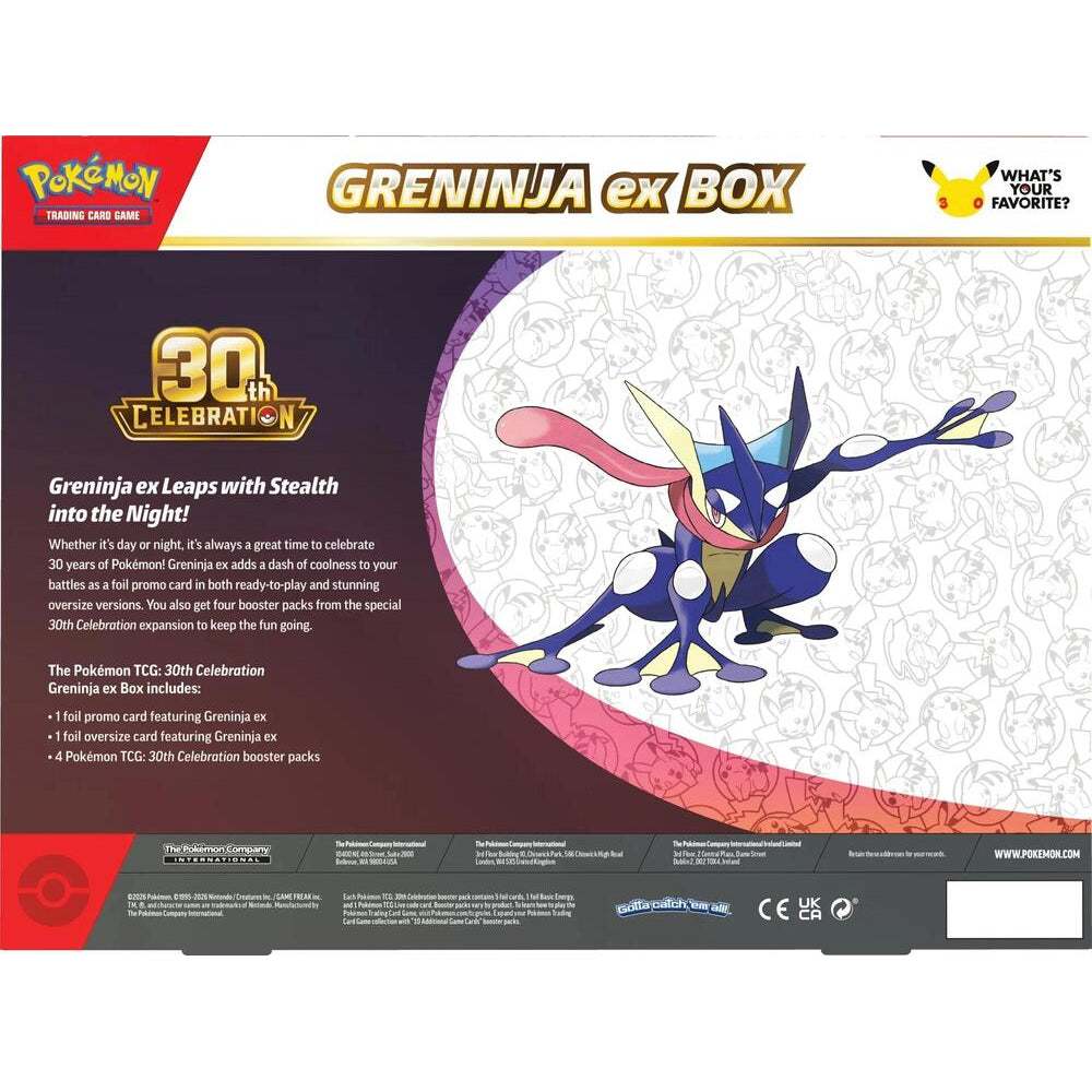 [美版] 30th Celebration Greninja ex Box - ME: 30th Celebration (ENG ver.)