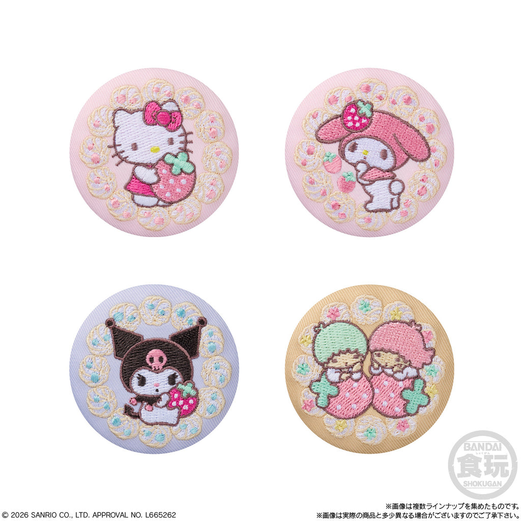 SANRIO CHARACTERS 餅乾刺繡襟章 第4彈 (一盒12包)