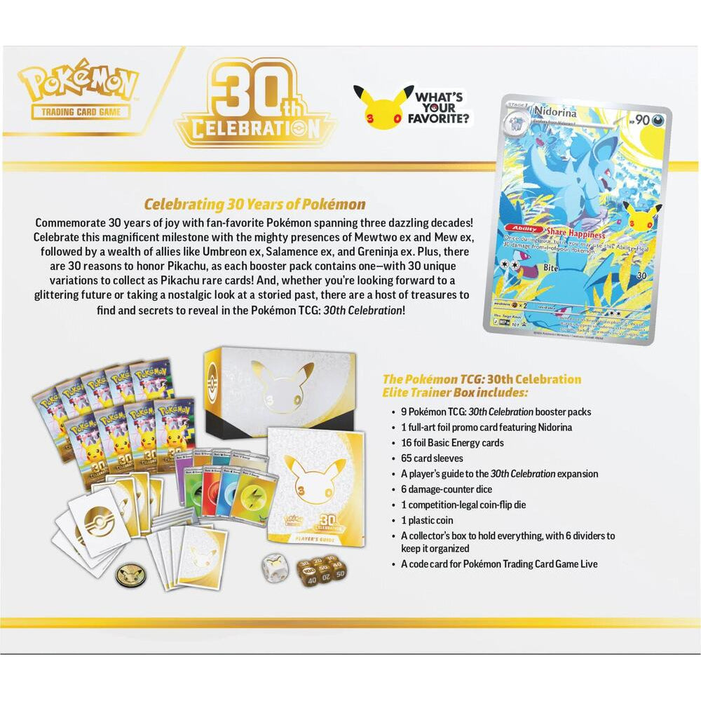 [美版] 30th Celebration Elite Trainer Box - ME: 30th Celebration (30C) (ENG ver.)