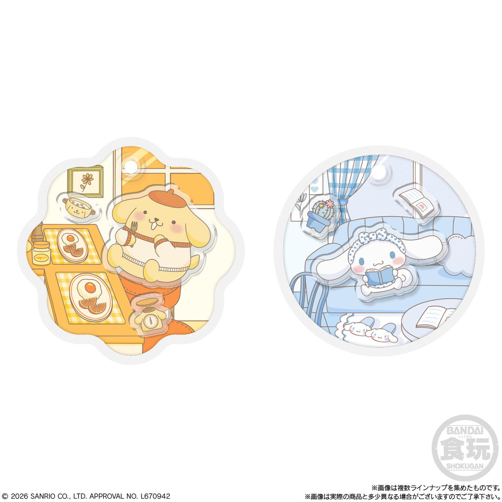 SANRIO角色 牛奶瓶蓋造型吊飾 & 朱古力球 (一盒10包)