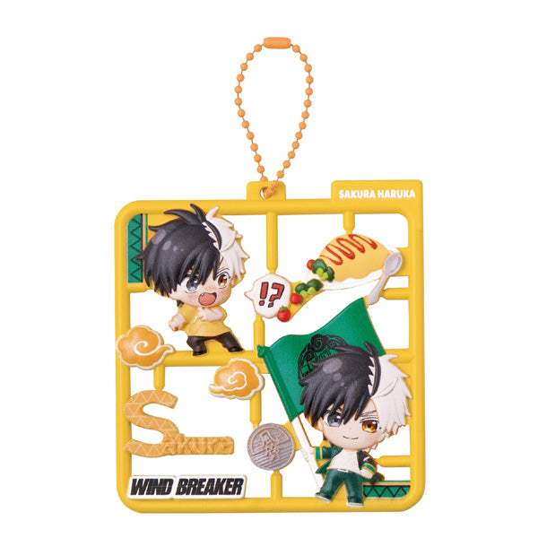 《防風少年》半立體模型配件吊飾 第一彈 (一盒4款)