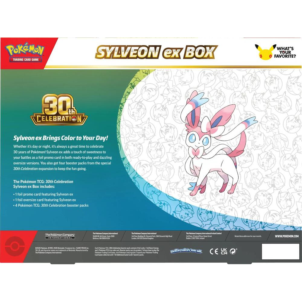[美版] 30th Celebration Sylveon ex Box - ME: 30th Celebration (ENG ver.)