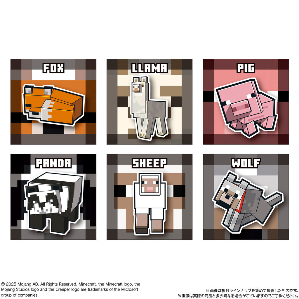 MINECRAFT 我的世界 角色 威化貼紙 (一盒20包)