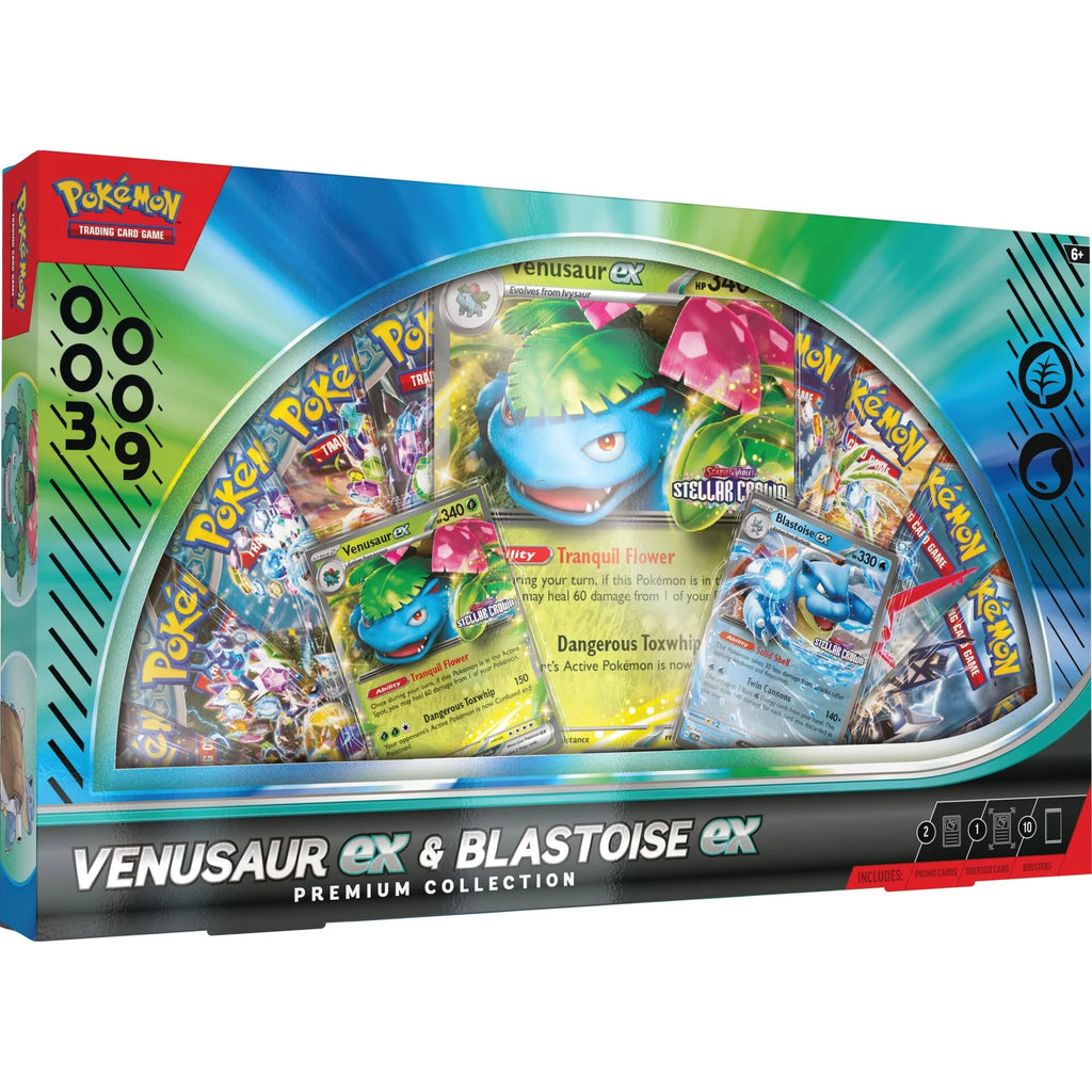 [美版] Pokemon Venusaur ex & Blastoise ex Premium Collection