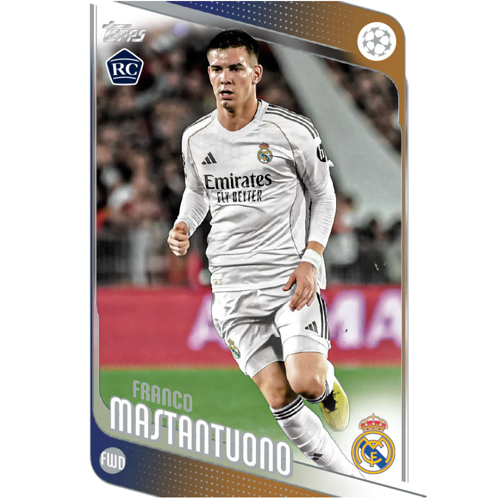 2025-26 Topps UEFA Club Competitions Hobby 足球 收藏卡牌(Hobby版)