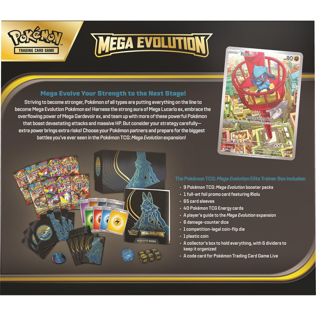 Mega Evolution Trainer Box ME01 (Mega Lucario / Mega Gardevoir)