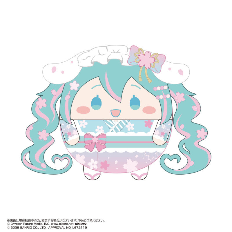 初音未來 x 玉桂狗 角色胖胖公仔掛飾 第4彈 (一盒6個)