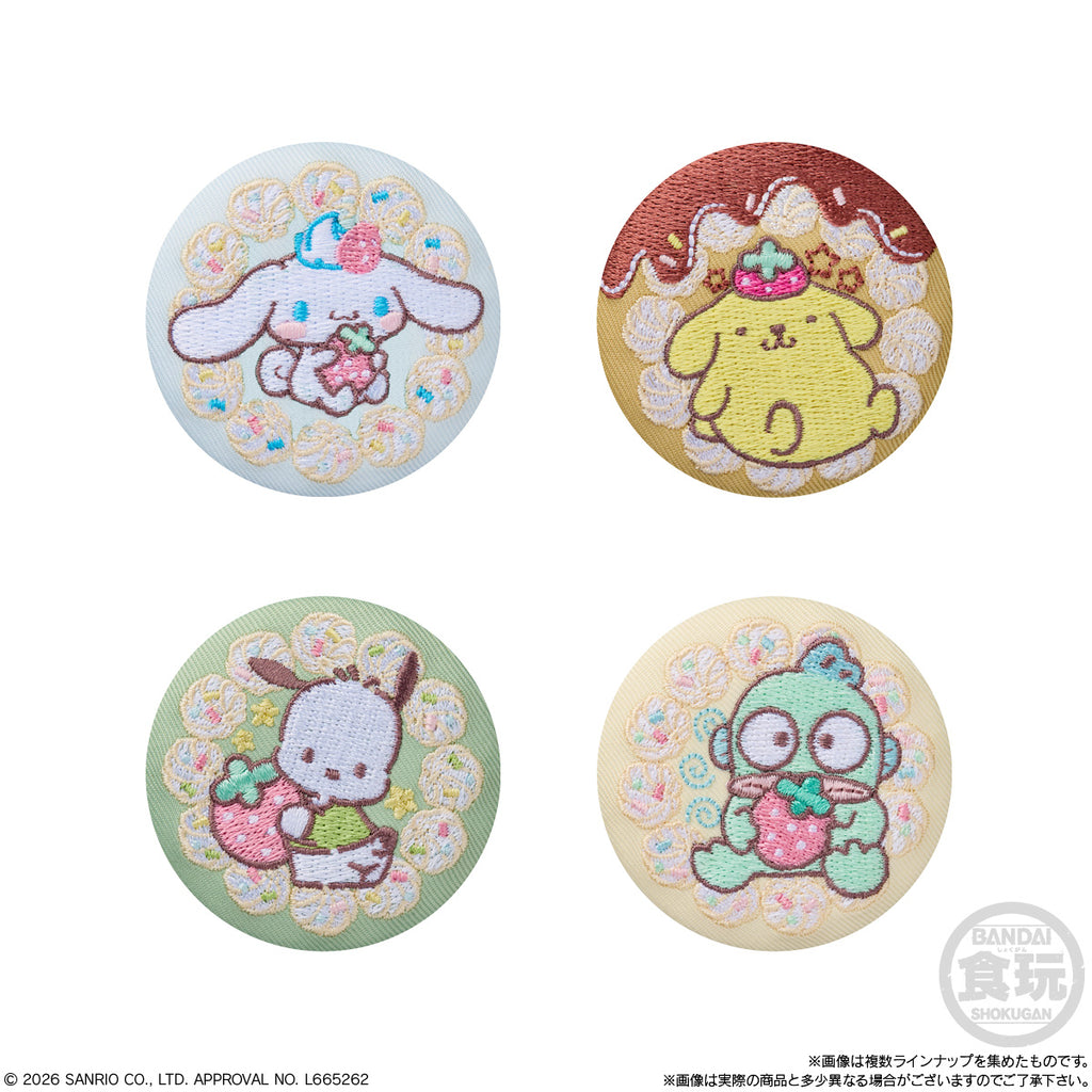 SANRIO CHARACTERS 餅乾刺繡襟章 第4彈 (一盒12包)