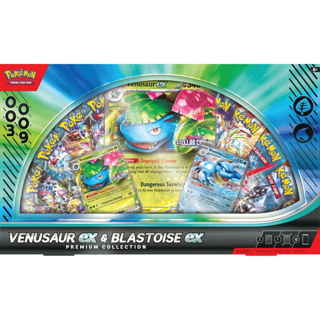 [美版] Pokemon Venusaur ex & Blastoise ex Premium Collection