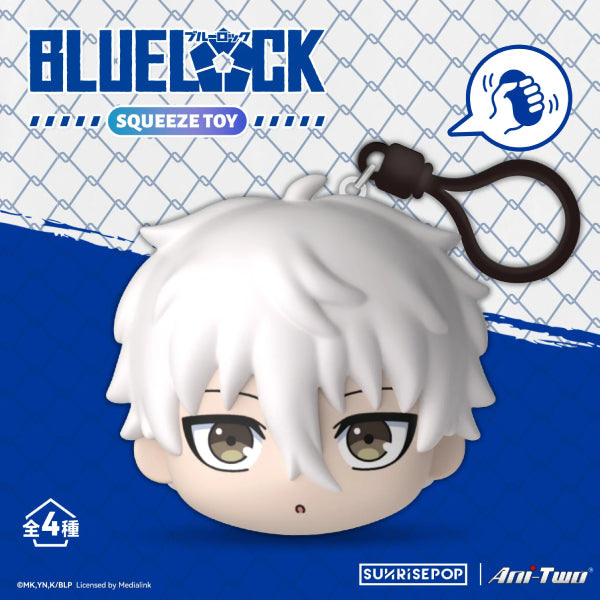 [SUNRISEPOP] BlueLock Squeeze Toy (set of 4)藍色監獄 壓力球 公仔 蜂樂迴 潔世一 御影玲王 凪誠士郎