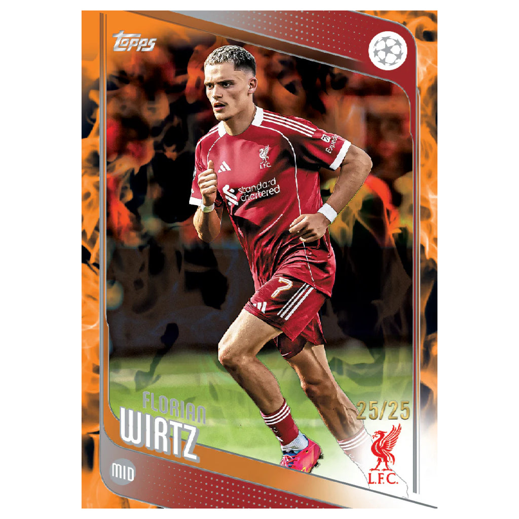 2025-26 Topps UEFA Club Competitions Value 足球 收藏卡牌(手雷版)