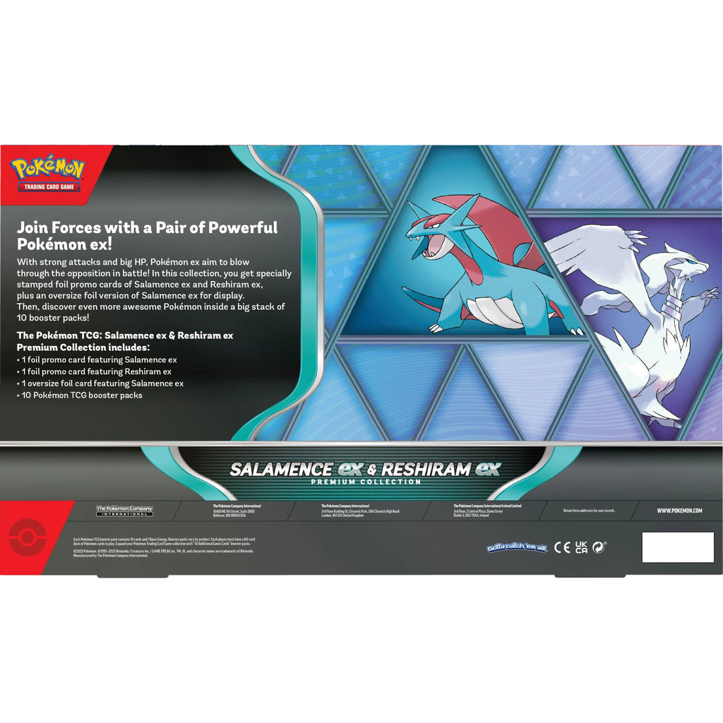 [美版] Pokemon Salamence ex & Reshiram ex Premium Collection