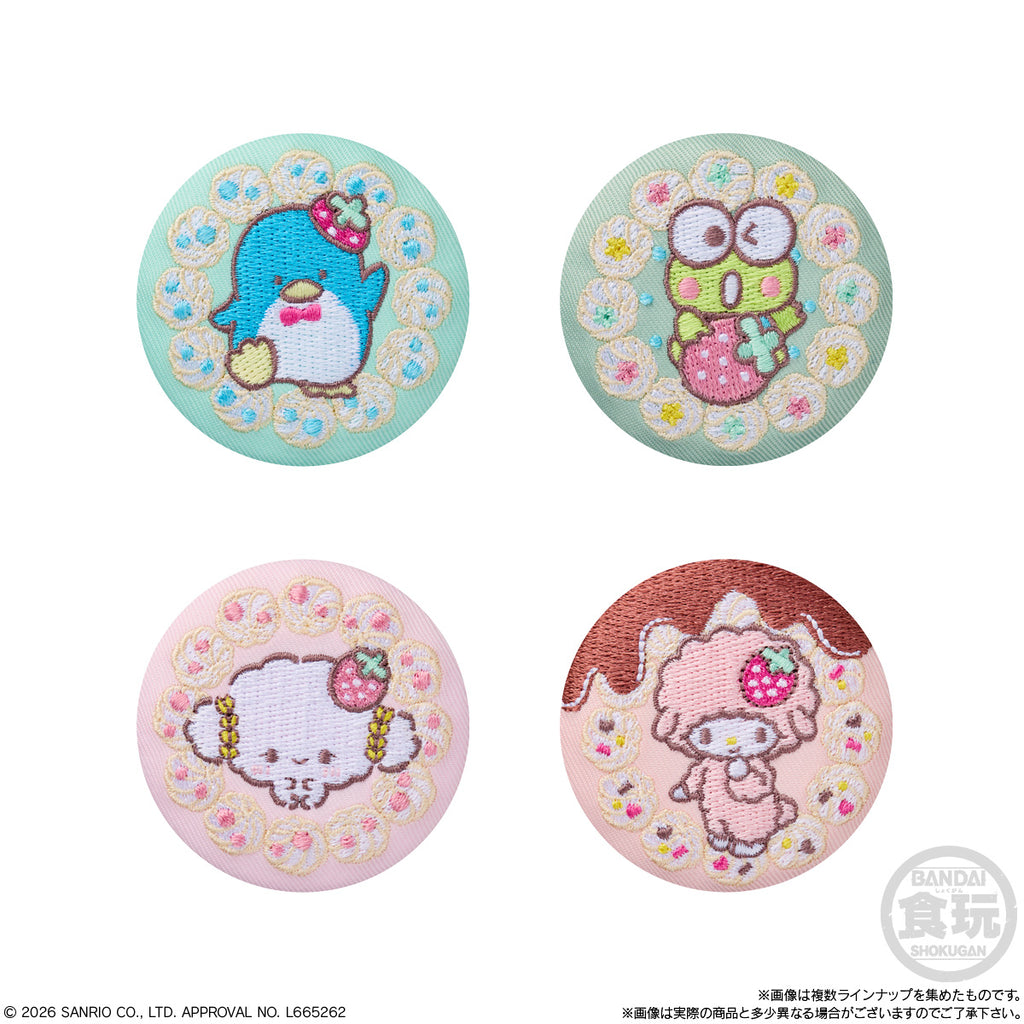 SANRIO CHARACTERS 餅乾刺繡襟章 第4彈 (一盒12包)