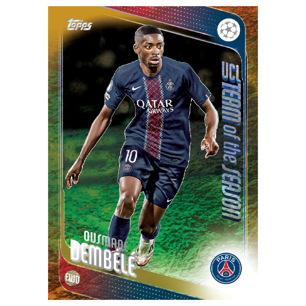 2025-26 Topps UEFA Club Competitions Value 足球 收藏卡牌(手雷版)