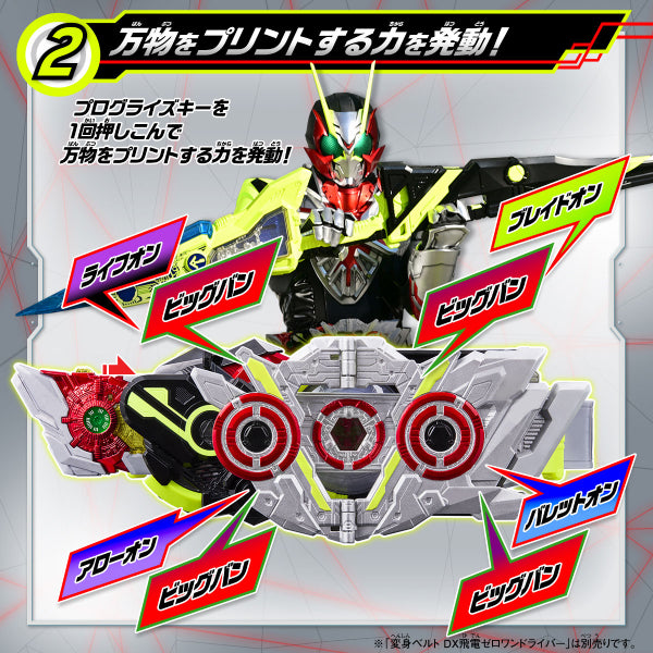 DX ZERO-THREE 變身匙卡&腰帶元件