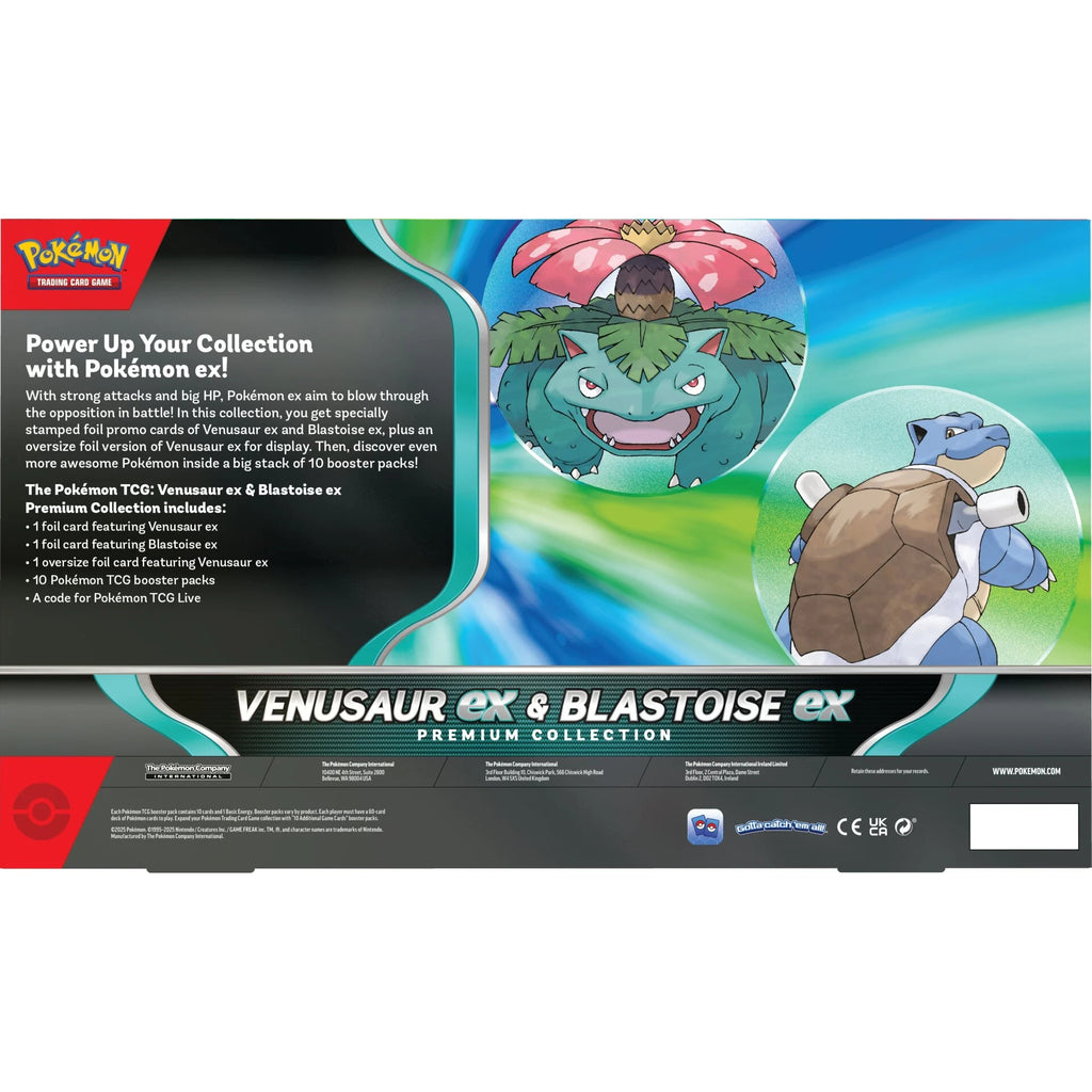 [美版] Pokemon Venusaur ex & Blastoise ex Premium Collection