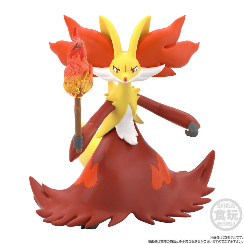 [魂SHOP限定] Pokemon Scale World 寵物小精靈 卡洛斯地區 布里卡隆 &卡鲁穆 & 妖火紅狐