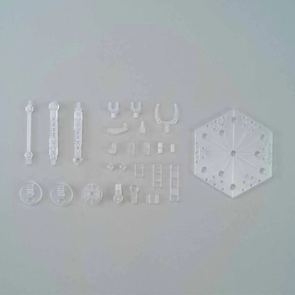 多角度活動台座 5 六角型透明色