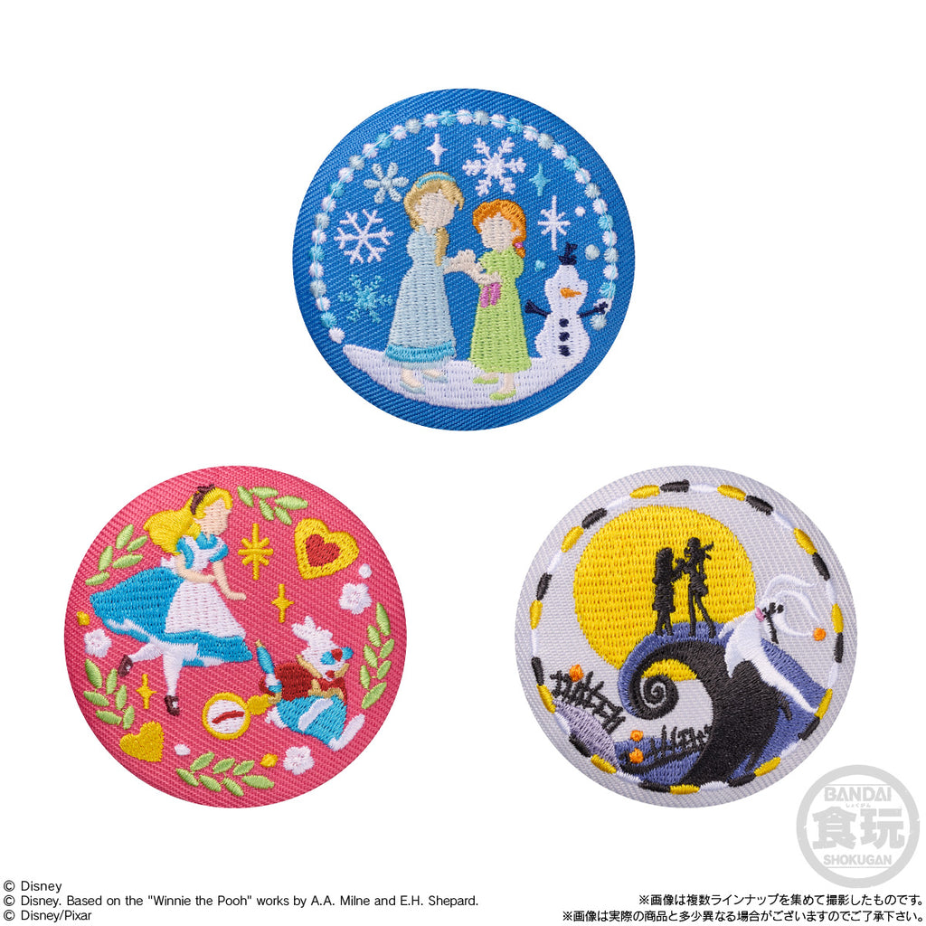 《迪士尼》角色餅乾刺繡襟章 第3彈 (一盒12包)