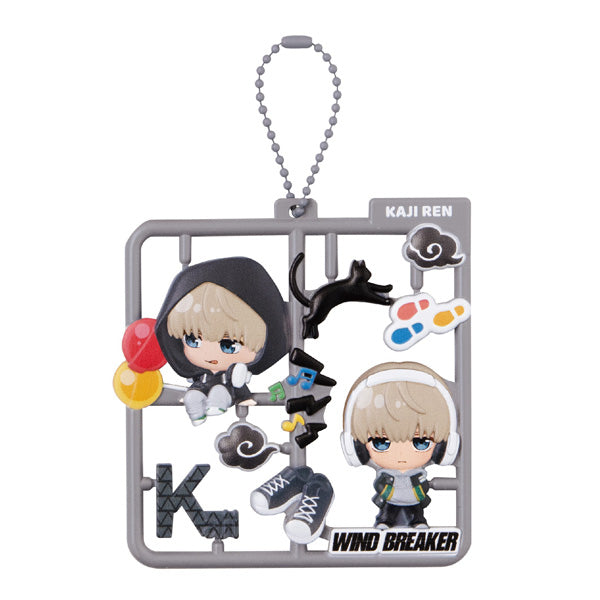 《防風少年》半立體模型配件吊飾 第一彈 (一盒4款)