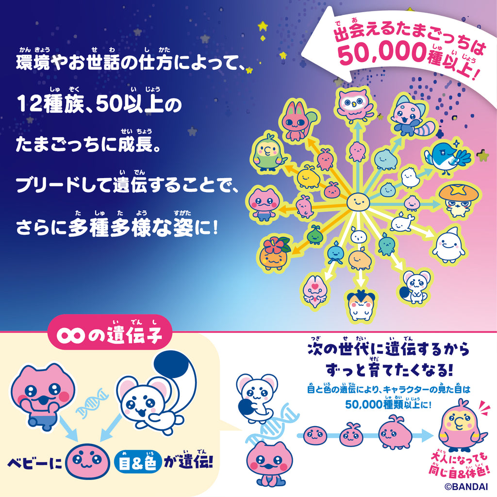 他媽哥池 Tamagotchi Paradise 橙色熱帶