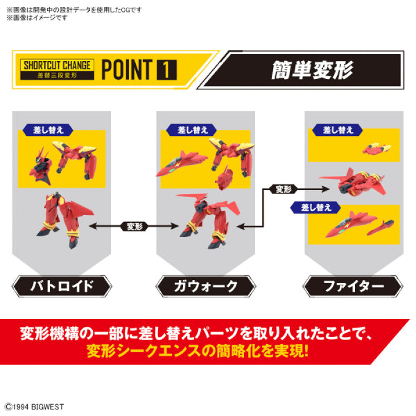 HG 1/100 《超時空要塞7》 (VF-19改 火焰女武神 及 聲響擴音器 / 專用水貼)