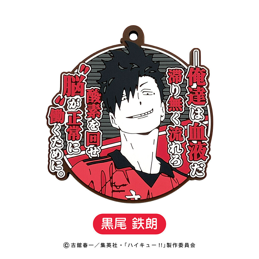 [橡膠塊鎖匙扣系列] 《排球少年！！》名句系列 (一套8款)