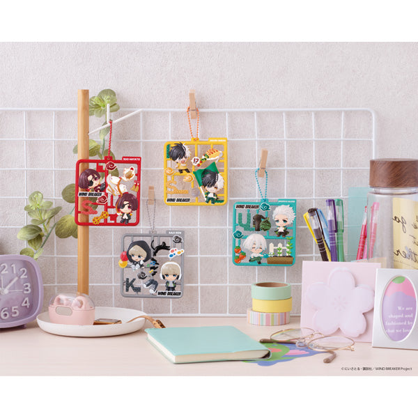 《防風少年》半立體模型配件吊飾 第一彈 (一盒4款)