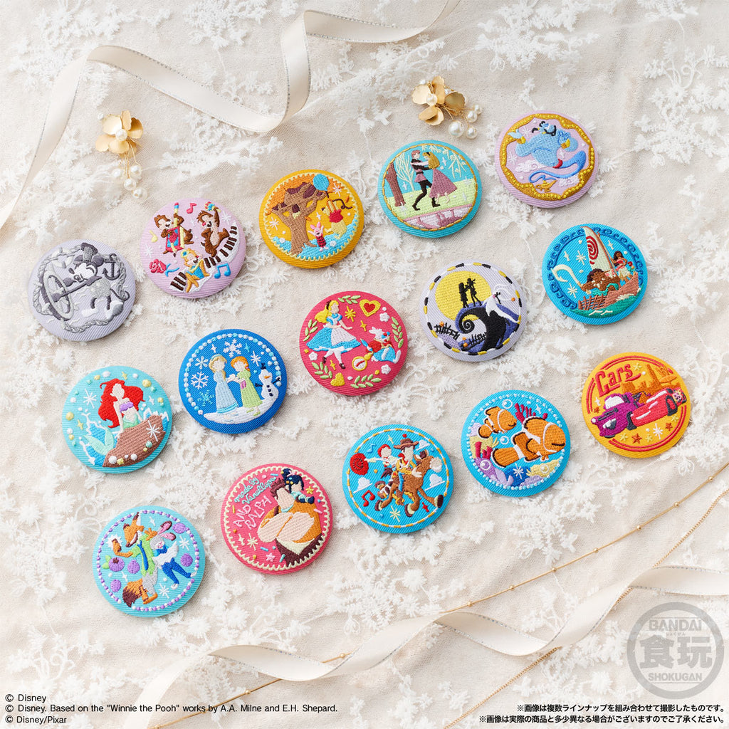 《迪士尼》角色餅乾刺繡襟章 第3彈 (一盒12包)