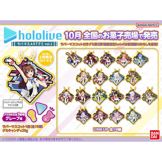 Hololive 橡膠掛飾 第二彈 (一盒12包)
