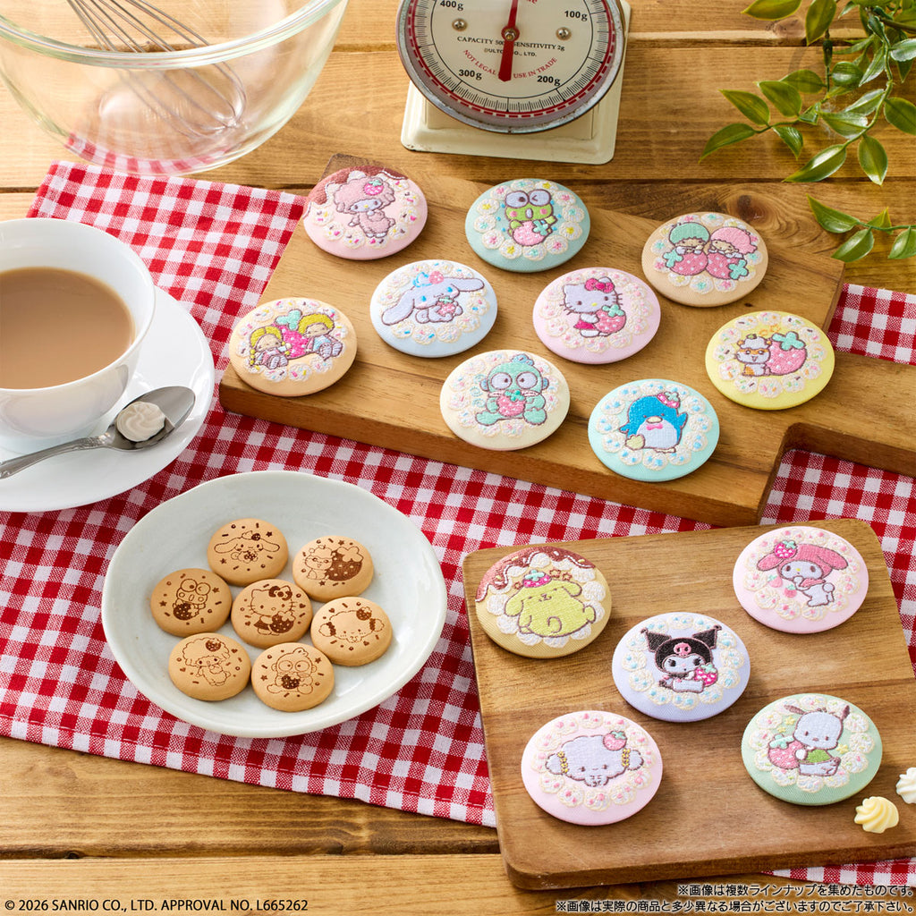 SANRIO CHARACTERS 餅乾刺繡襟章 第4彈 (一盒12包)