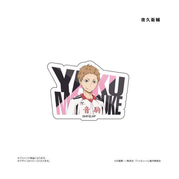 《排球少年》名字亞加力襟章 (一套8款)