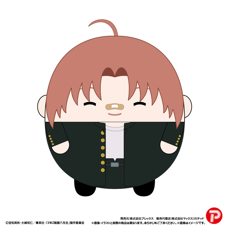 《銀魂》3年Z組銀八老師 胖胖公仔掛飾 (一套8款)