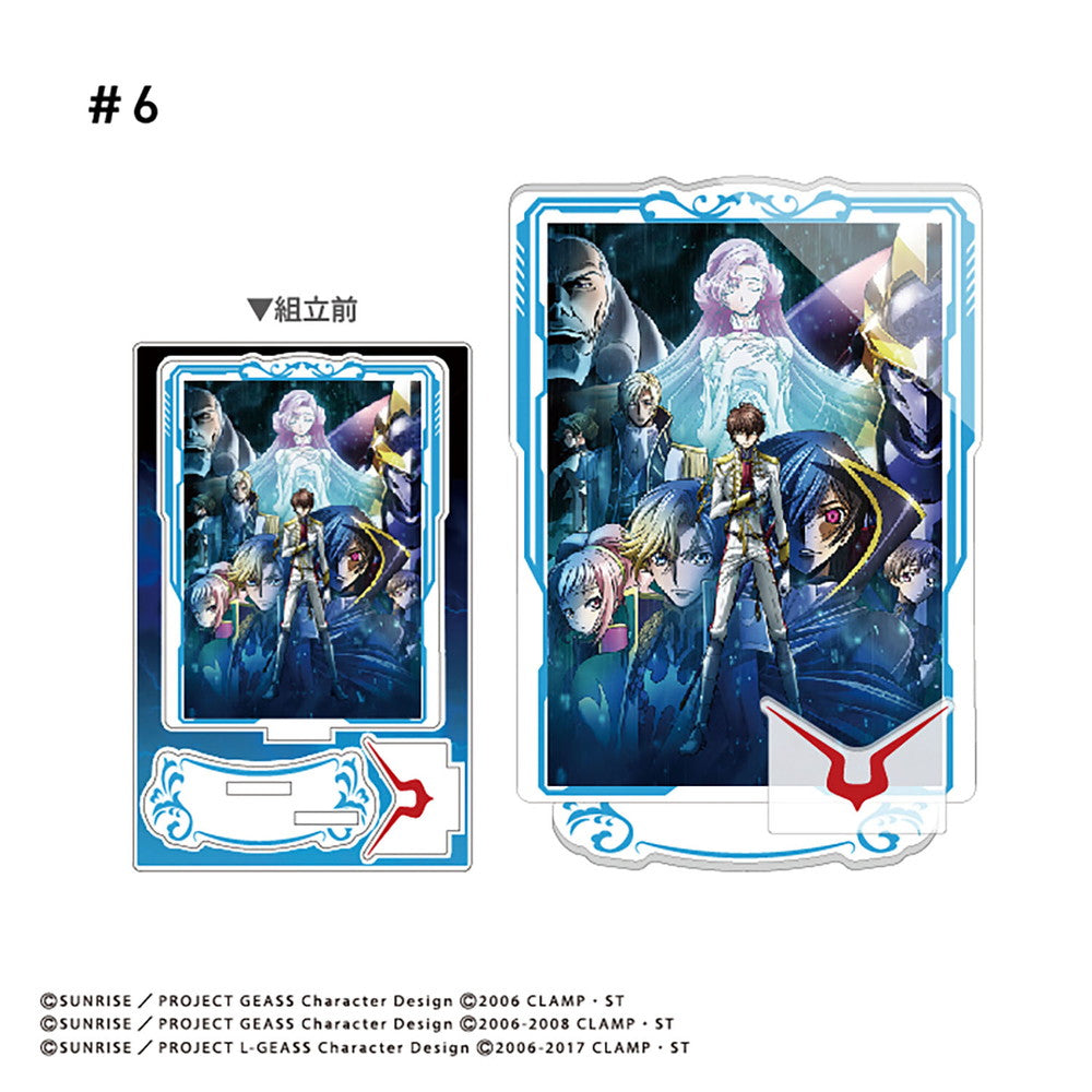 《叛逆的魯魯修》海報風格亞克力立牌 (一盒10個)