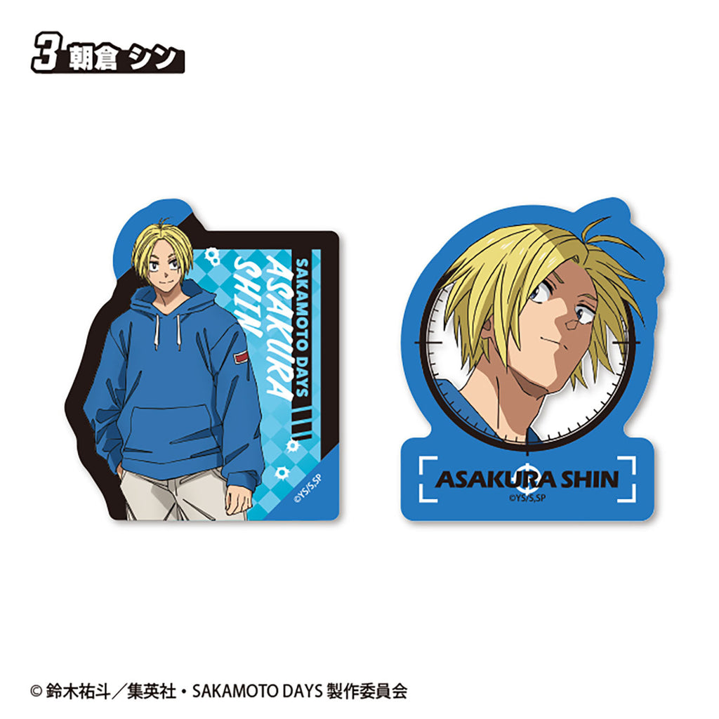 《坂本日常》Die-cut 透明貼紙 (一盒15包)