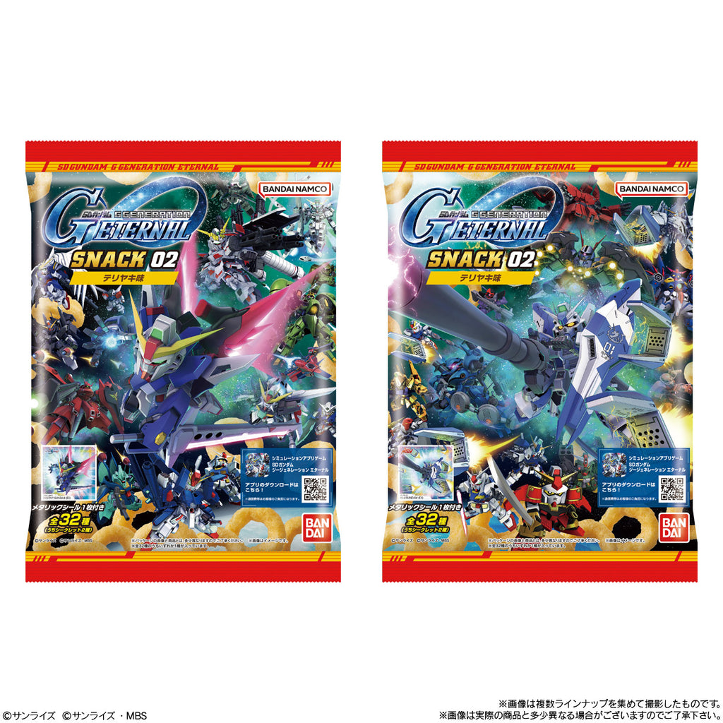 SD 機動戰士高達 G世代永恆 零食貼紙 02 (一盒10包)